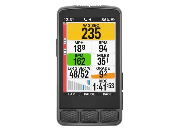 Zadné svetlo s radarom Wahoo TRACKR Radar