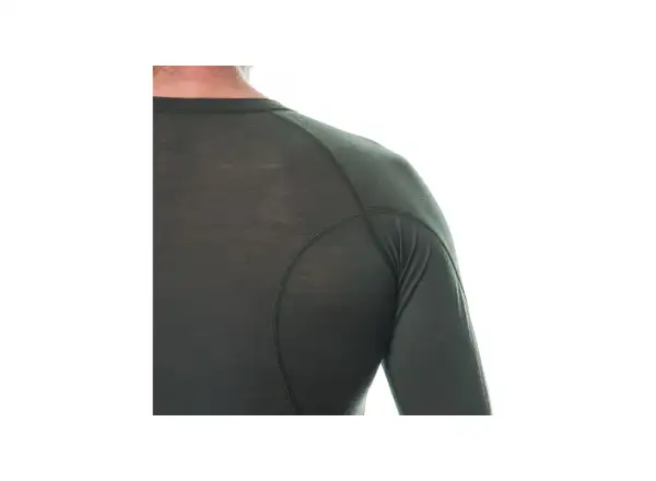 Sensor Merino Air pánske tričko dlhý rukáv Olive Green