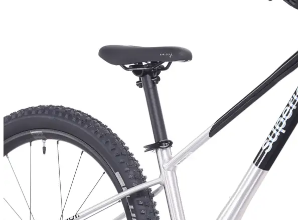Superior TEAM 24 detský bicykel Gloss Brushed Alu / Rainbow Black