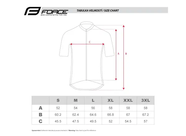 Force Pure pánsky dres krátky rukáv žltá