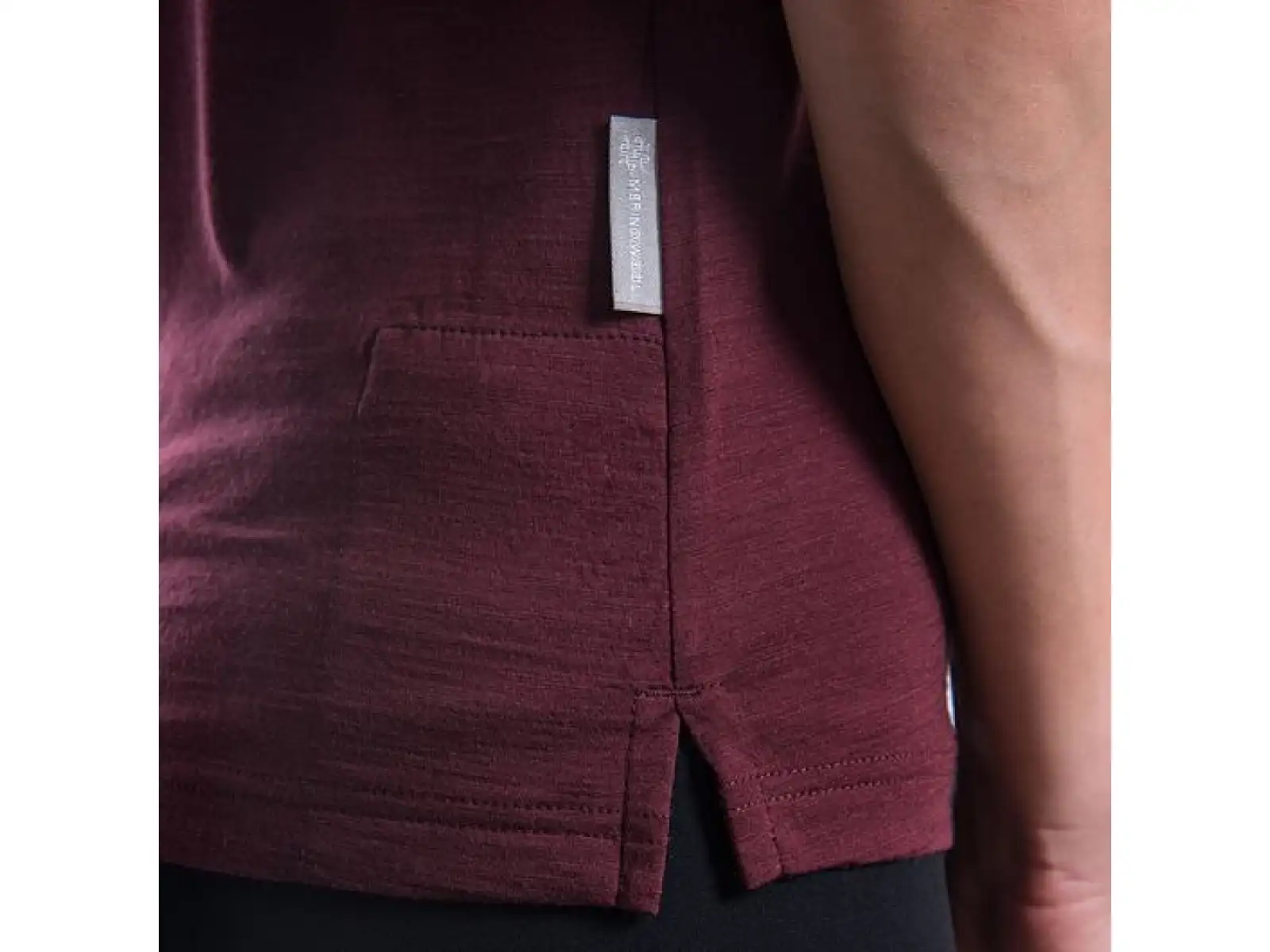 Sensor Merino Air Fox dámske tričko bez rukávov Port Red
