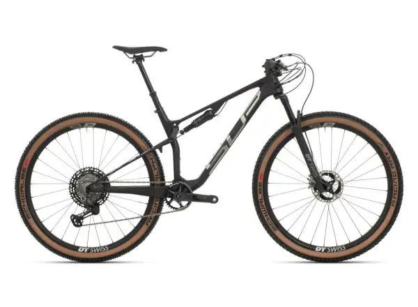 Superior Team XF 29 Issue R celoodpružený horský bicykel Matte Carbon/Chrome/Team Red
