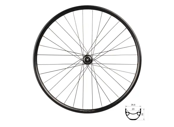 Force XC Disc predné výpletené koleso 584x23 TX505-CL 32 dier