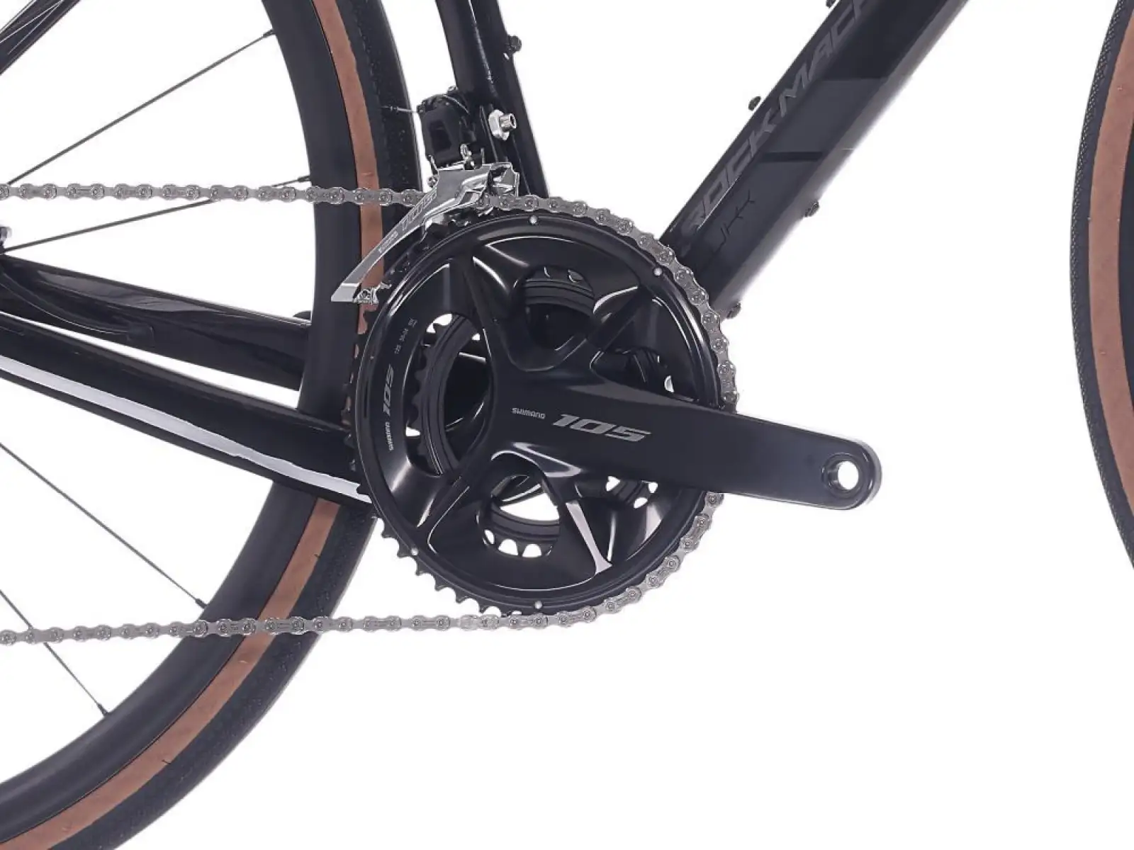 Rock Machine Lukk CR 80 gravel bicykel Gloss Metallic Black