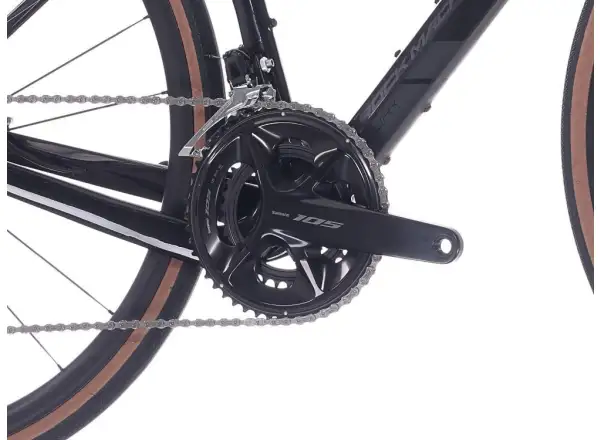 Rock Machine Lukk CR 80 gravel bicykel Gloss Metallic Black