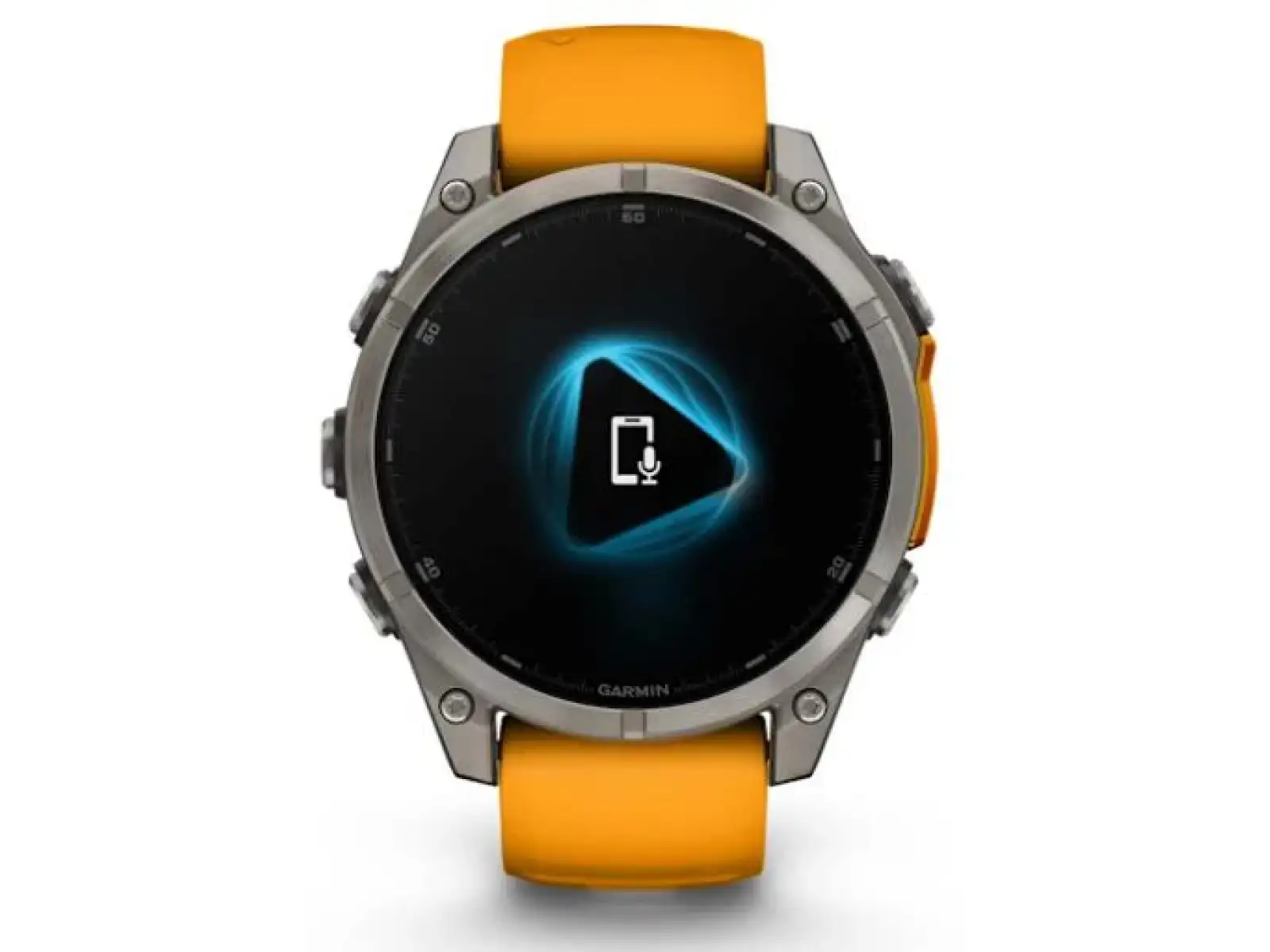 Garmin fenix 8 - 47 mm AMOLED Sapphire inteligentné hodinky Titanium Orange/Graphite