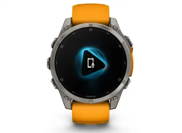 Garmin fenix 8 - 47 mm AMOLED Sapphire inteligentné hodinky Titanium Orange/Graphite