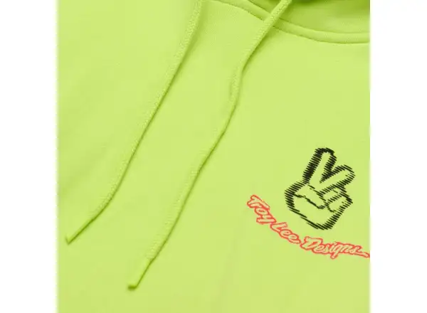 Troy Lee Designs Peace Out mikina Glo Yellow