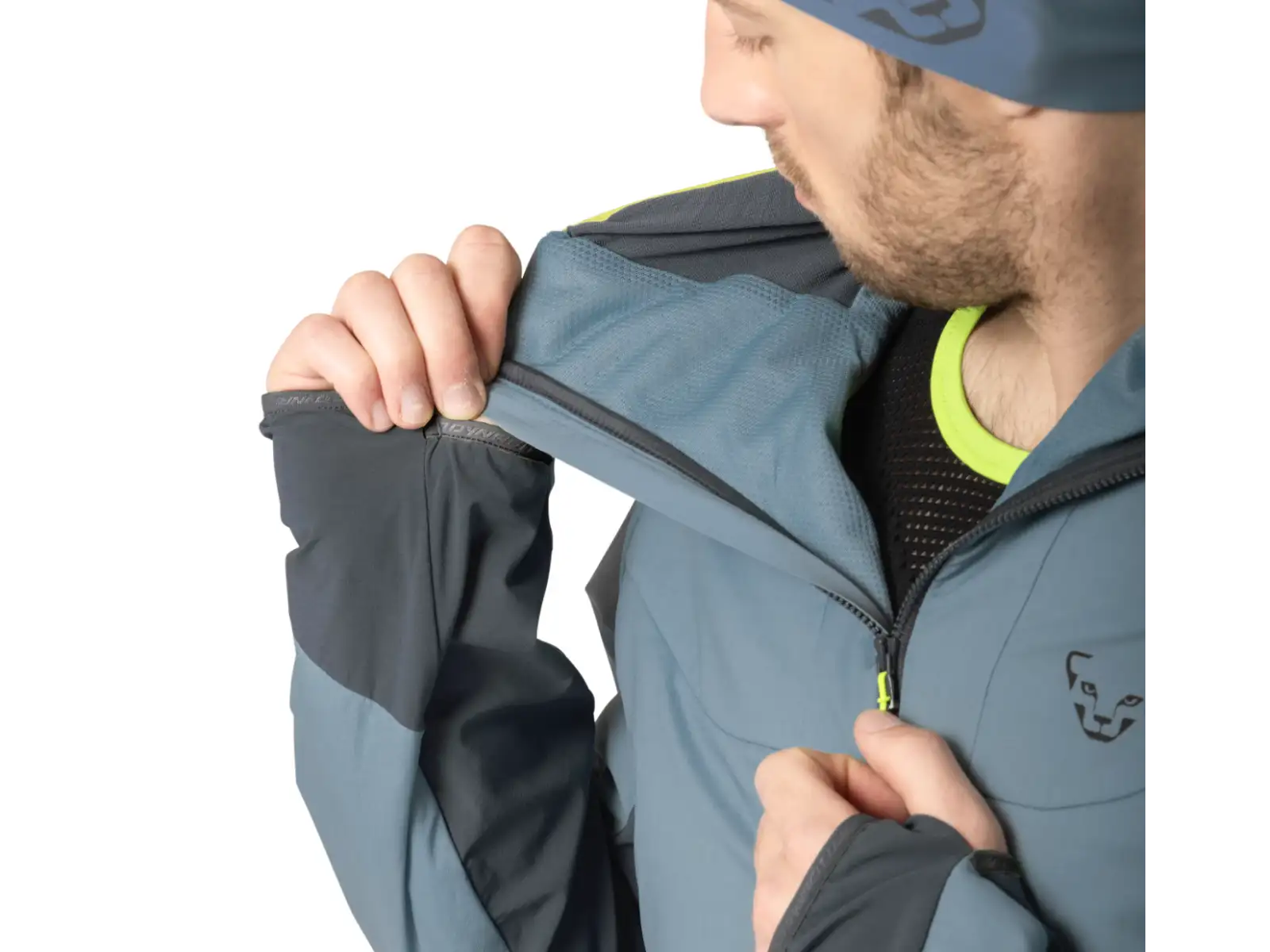 Dynafit Mezzalama Polartec Alpha pánska bunda Smoke Blue