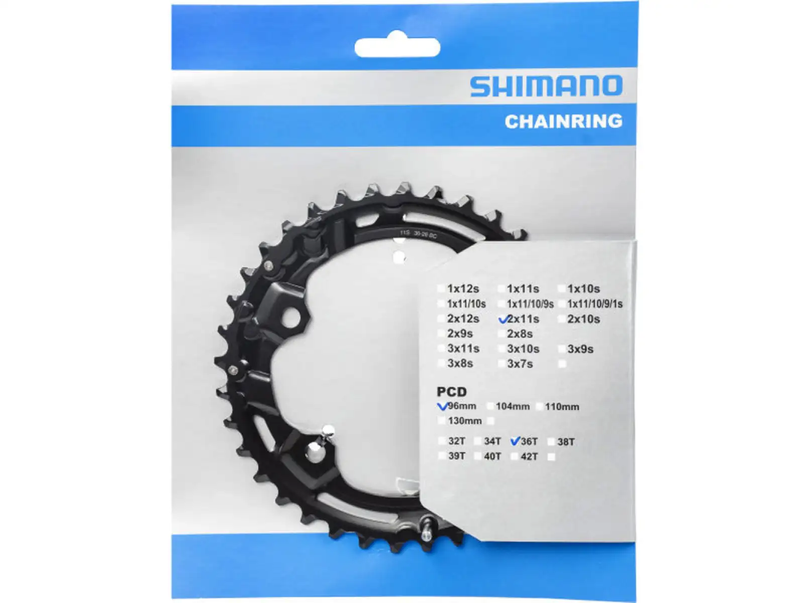 Shimano Deore FC-M5100-2/M5100-B2 prevodník 2x11 sp. 36 zubov