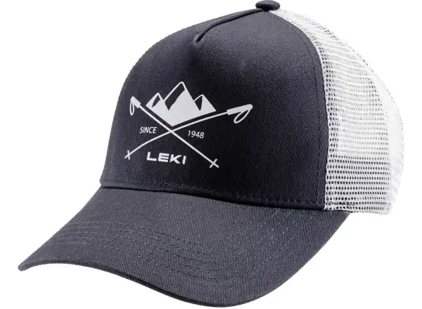LEKI outdoor cap šiltovka ensign blue-white-arctic ice