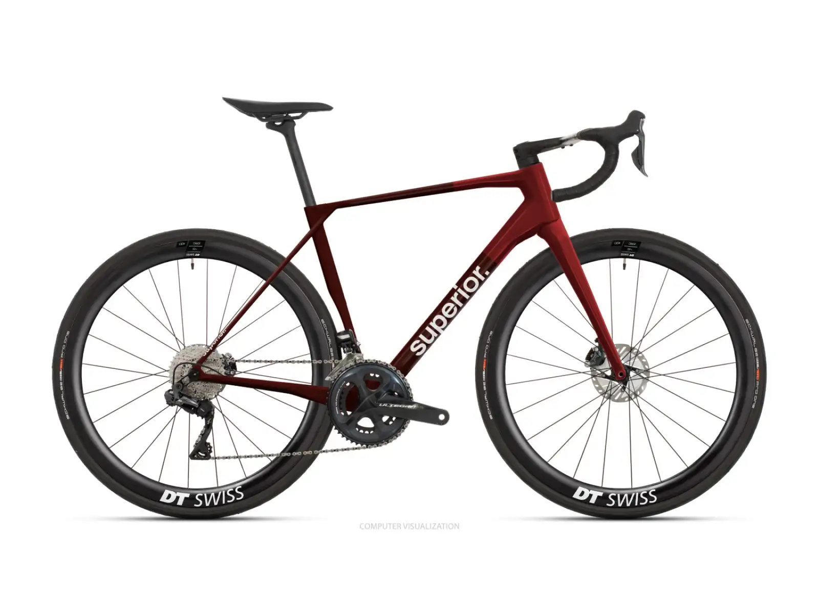 Superior X-Road 9.8 GF lesklý karbón červený