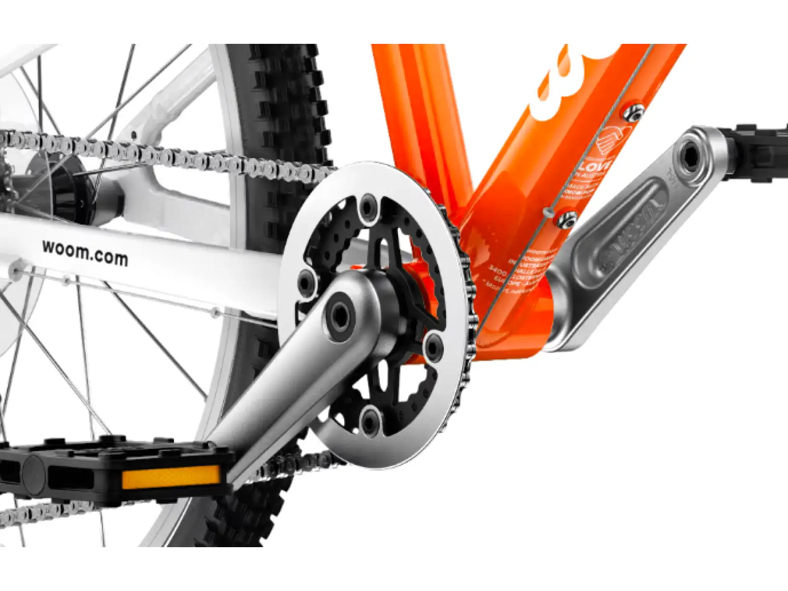 Woom 4 Flame Orange 20 detský bicykel