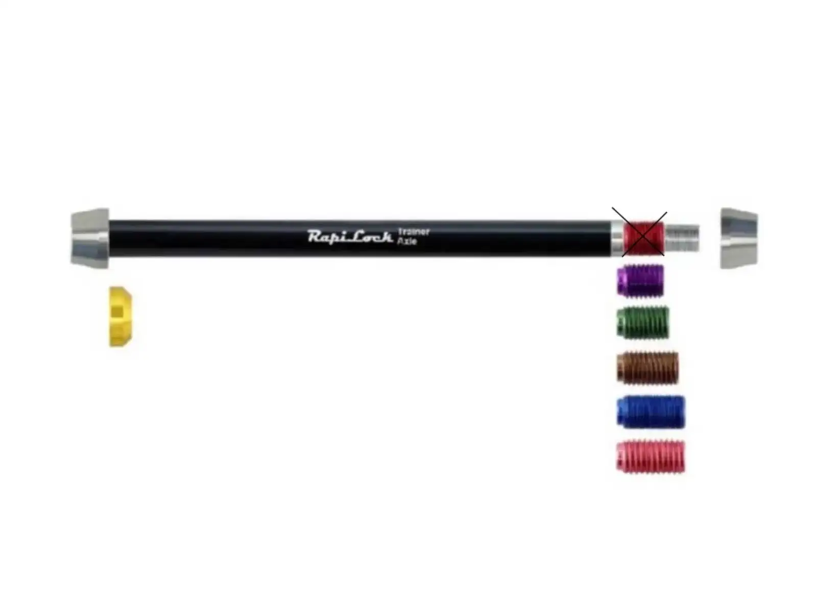 Rapilock adaptérový set k trenažérom 12x142 mm bez červeného závitu P1.0x13 mm