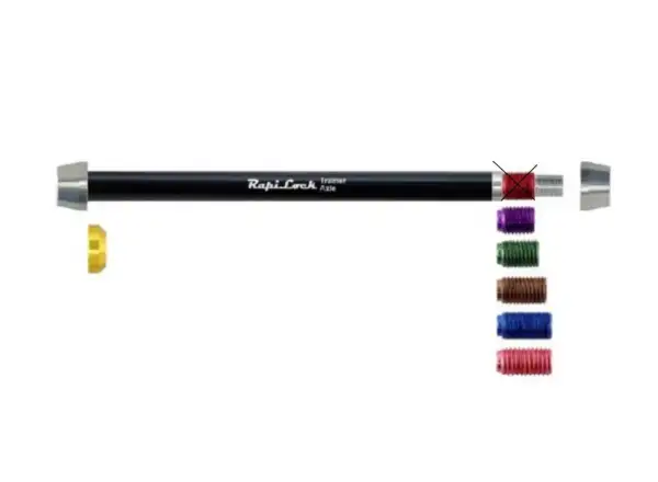 Rapilock adaptérový set k trenažérom 12x142 mm bez červeného závitu P1.0x13 mm