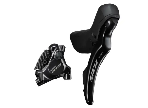 Shimano 105 BR-R7170 + ST-R7120 kotúčová brzda zadná (pravá), J-kit, polymér s chladičom