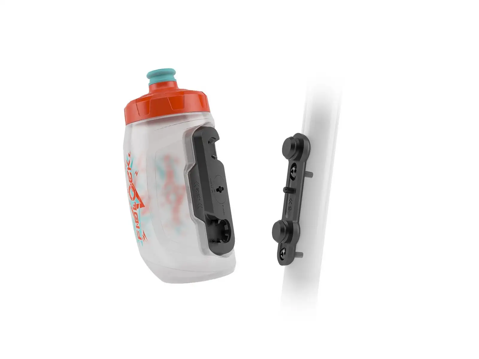 Detská fľaša Fidlock Twist Set 450 ml oranžová/modrá