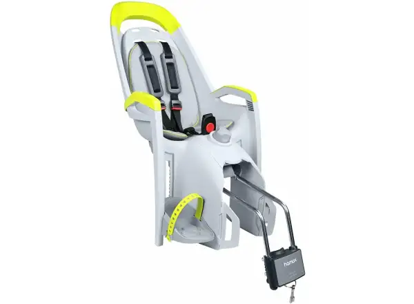 HAMAX Amaze lock detská sedačka zadná šedo/lime reflex