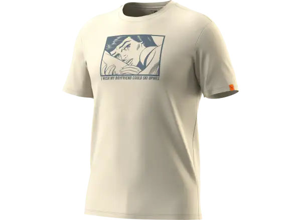 Dynafit Graphic Cotton pánske tričko krátky rukáv Smoke Blue/Tabloid