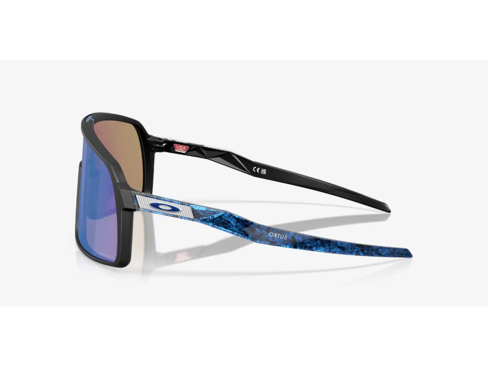 Oakley Sutro slnečné okuliare Matte Black/Crystal Blue/Prizm Sapphire
