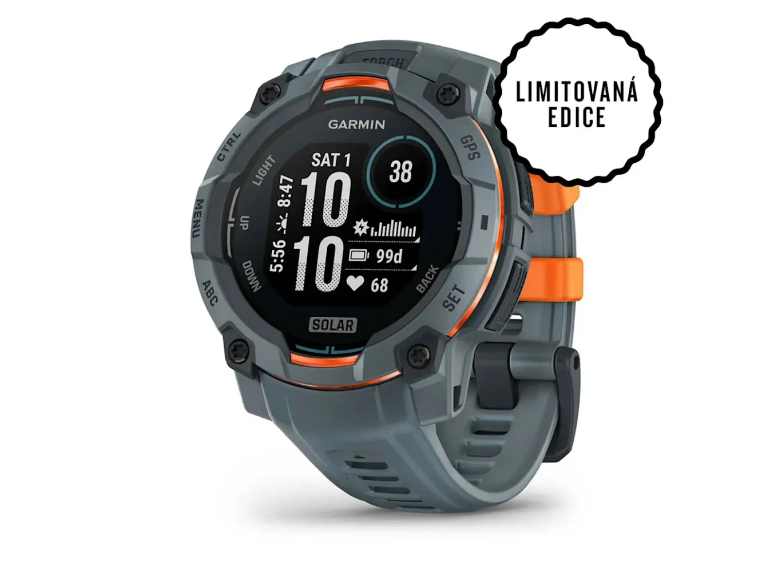 Garmin Instinct 3 Solar 45 mm inteligentné hodinky Twilight/Twilight remienok