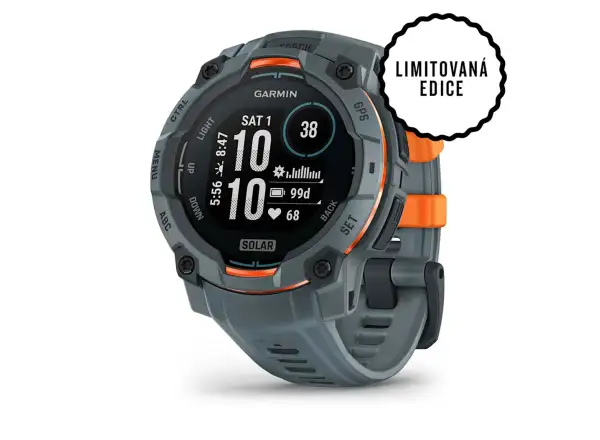 Garmin Instinct 3 Solar 45 mm inteligentné hodinky Twilight/Twilight remienok