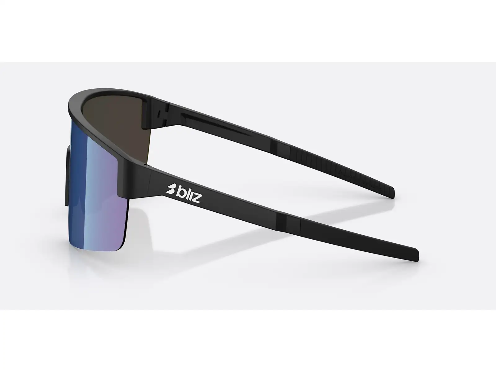 Bliz P004 slnečné okuliare Matte Black/Grey Blue Mirror