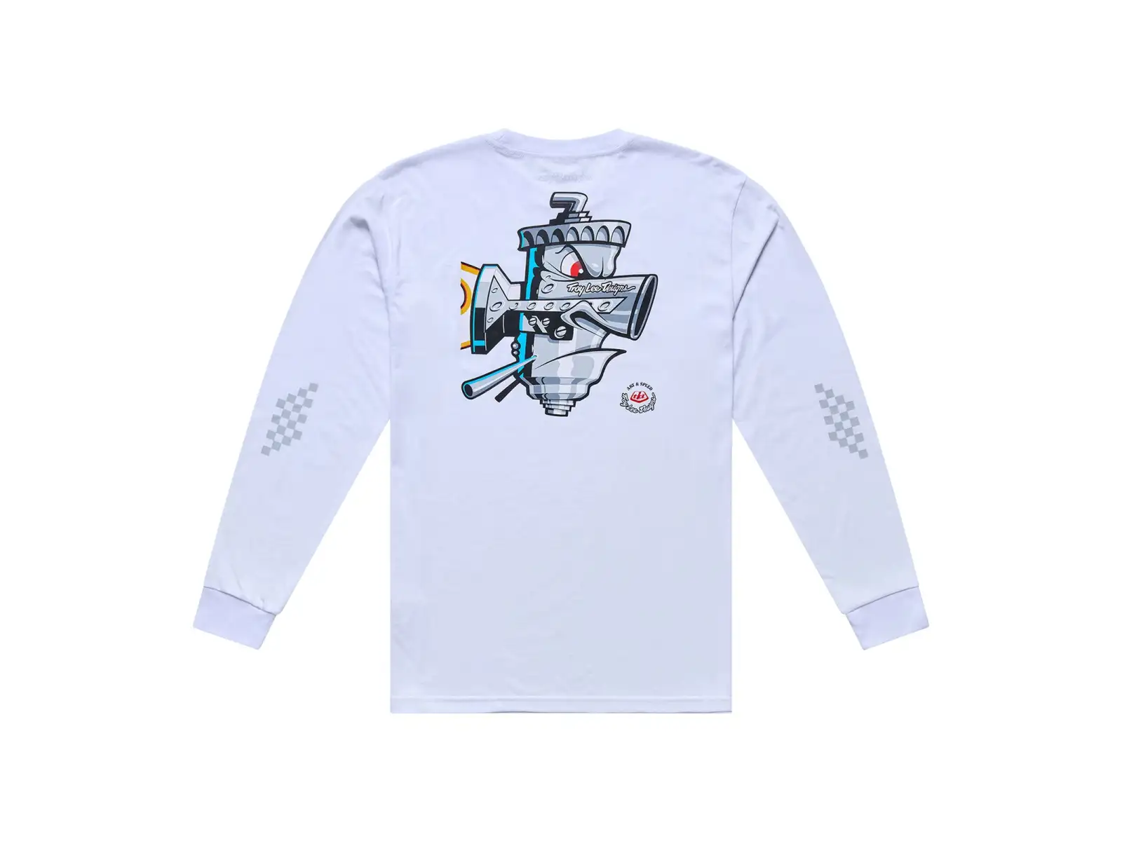 Troy Lee Designs Carb Club pánsky dres dlhý rukáv White