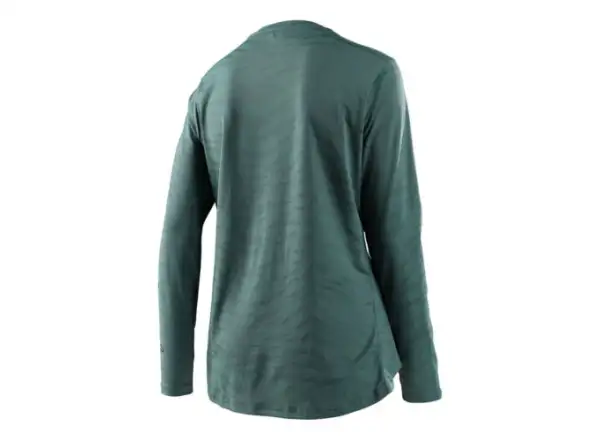 Troy Lee Designs Lilium dámsky dres dlhý rukáv Tiger Jacquard Steel Green
