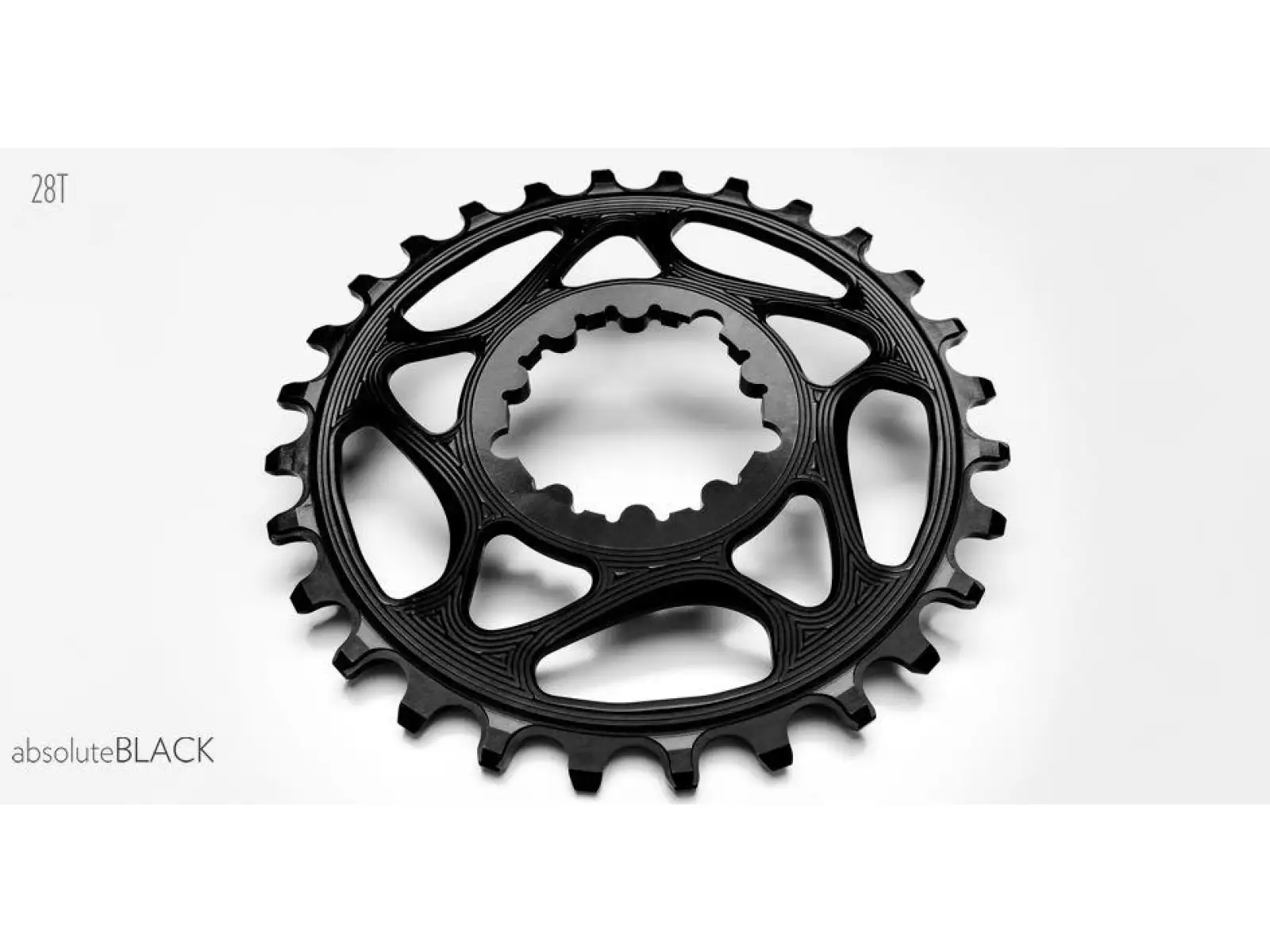 Absolute Black prevodník pre Sram 28z. offset 3 mm Boost čierna