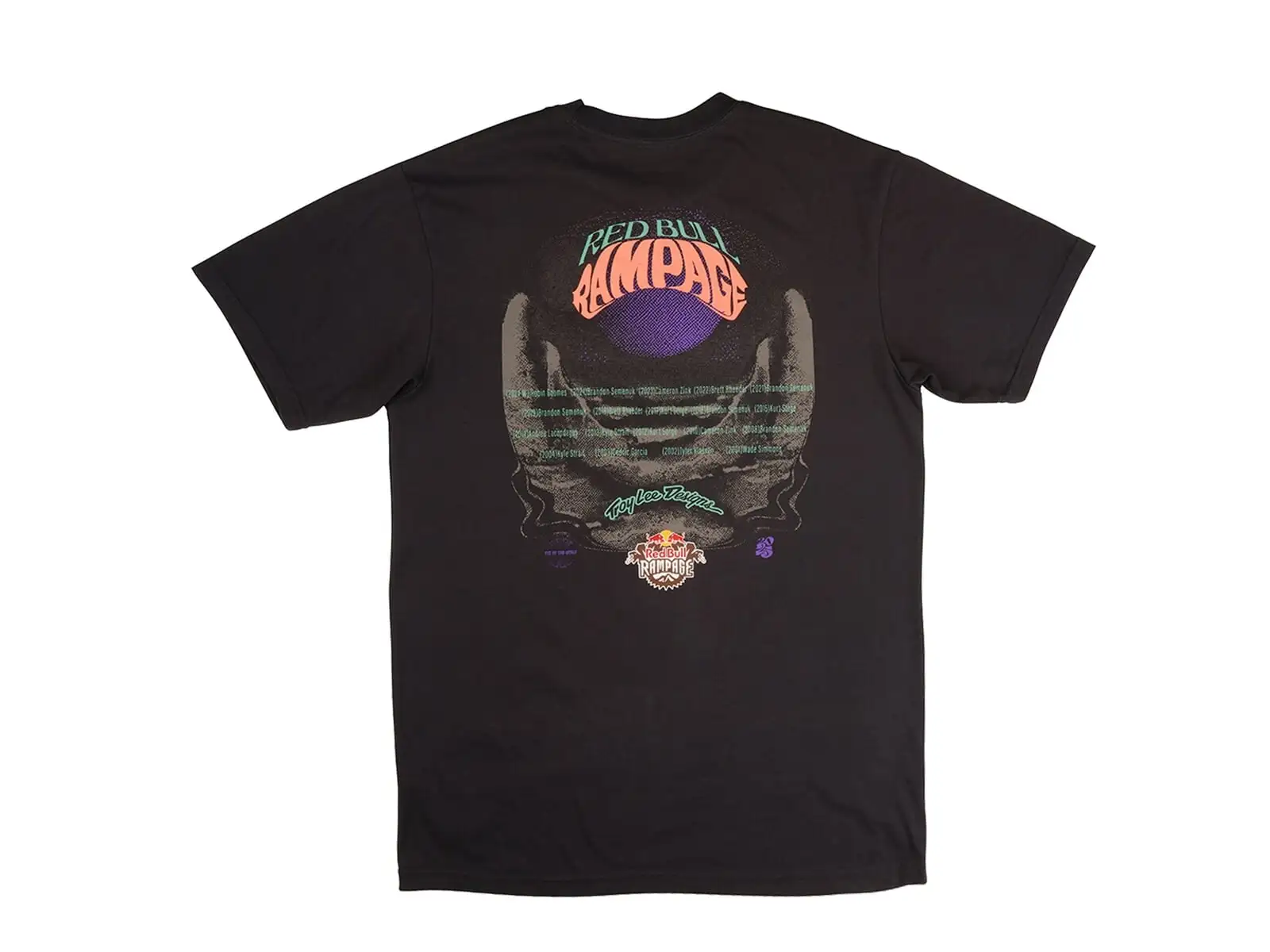 Troy Lee Designs Red Bull Rampage Intergalactic pánske tričko krátky rukáv Coal