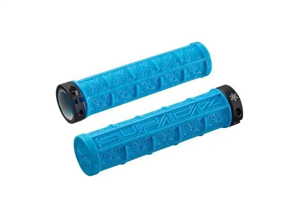 Supacaz Grizips TruNeon gripy Neon Blue