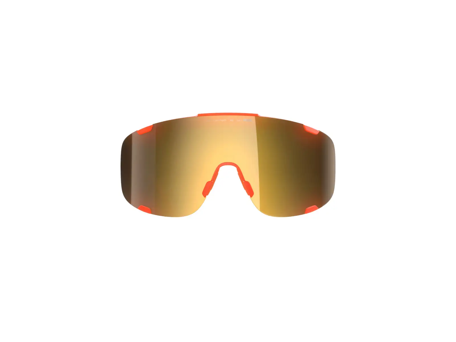 POC Devour + slnečné okuliare Fluorescent Orange Translucent/Clarity Road/Partly Sunny Gold