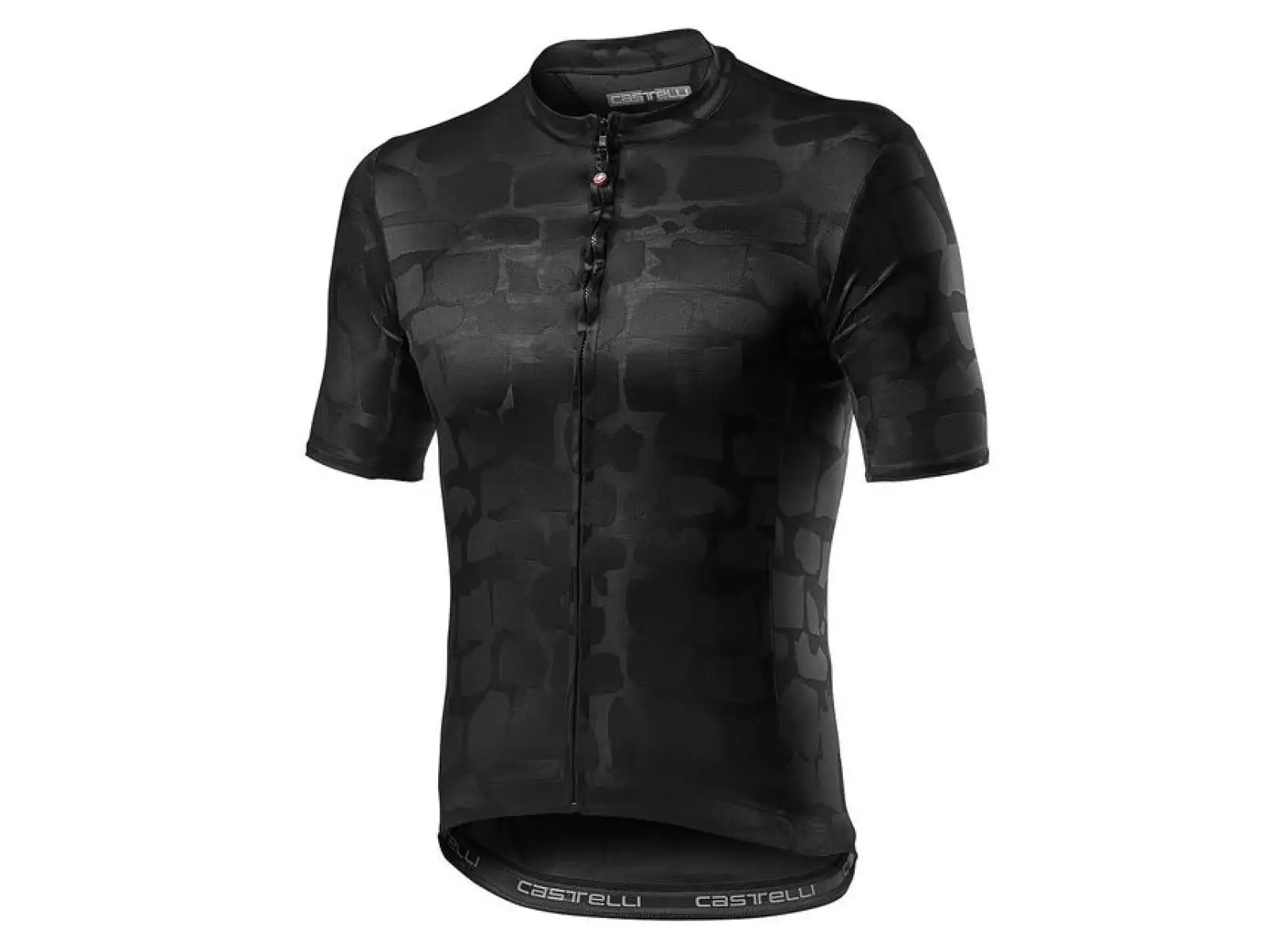 Castelli Pavé Pánske tričko s krátkym rukávom Light Black