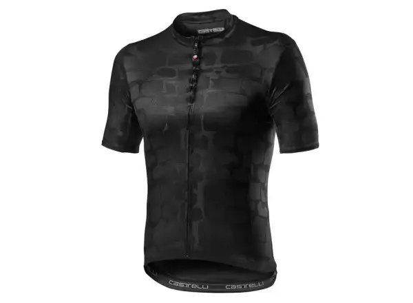 Castelli Pavé Pánske tričko s krátkym rukávom Light Black