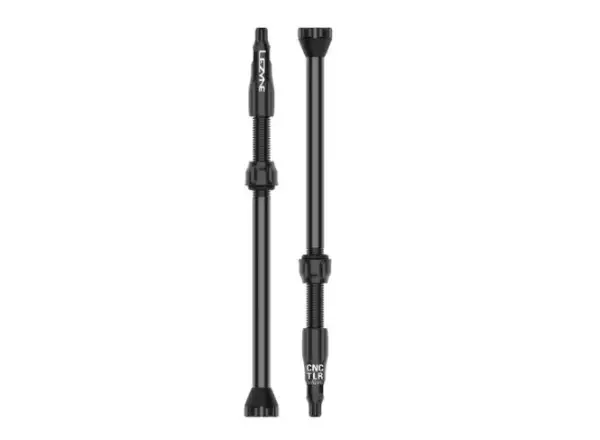 Lezyne CNC TLR Valve bezdušový ventil 80 mm čierny