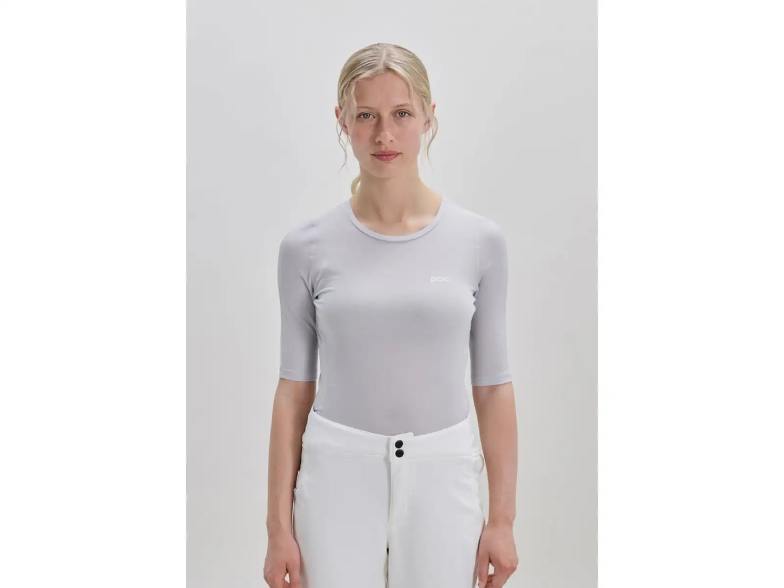 POC Layer Mid dámske spodné tričko krátky rukáv Granite Grey