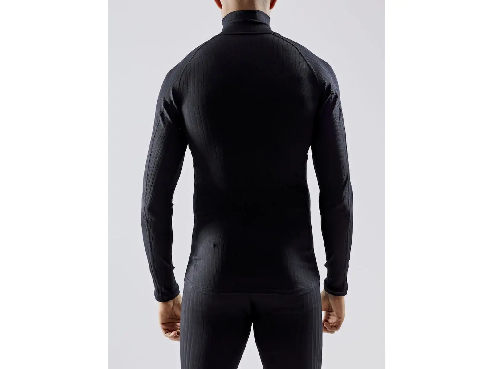 Craft Active Extreme X Zip pánske tričko dlhý rukáv čierna
