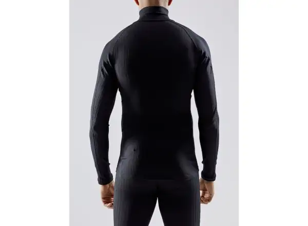 Craft Active Extreme X Zip pánske tričko dlhý rukáv čierna
