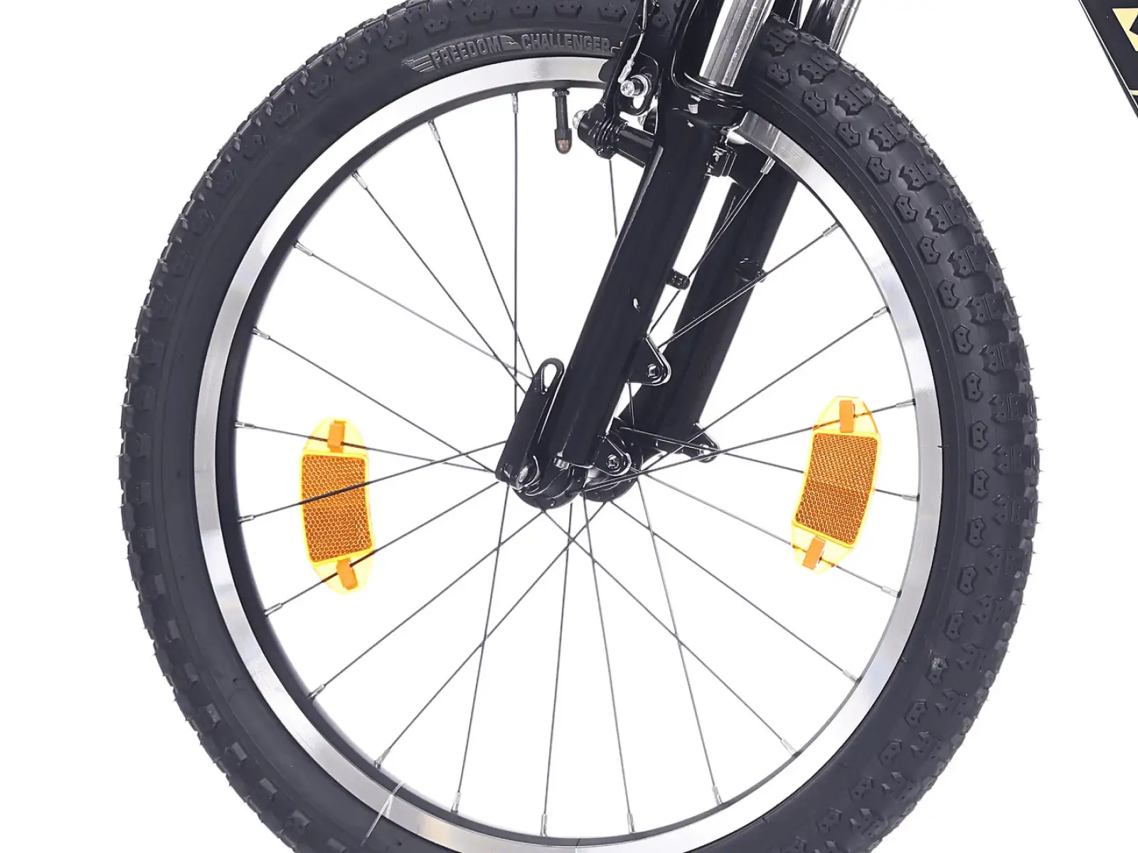 Rock Machine Storm 20 VB detský bicykel Sulfur Yellow
