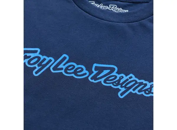 Troy Lee Designs pánske tričko Navy/Aero Blue