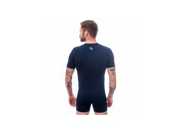 Sensor Coolmax Tech pánske tričko krátky rukáv Deep Blue