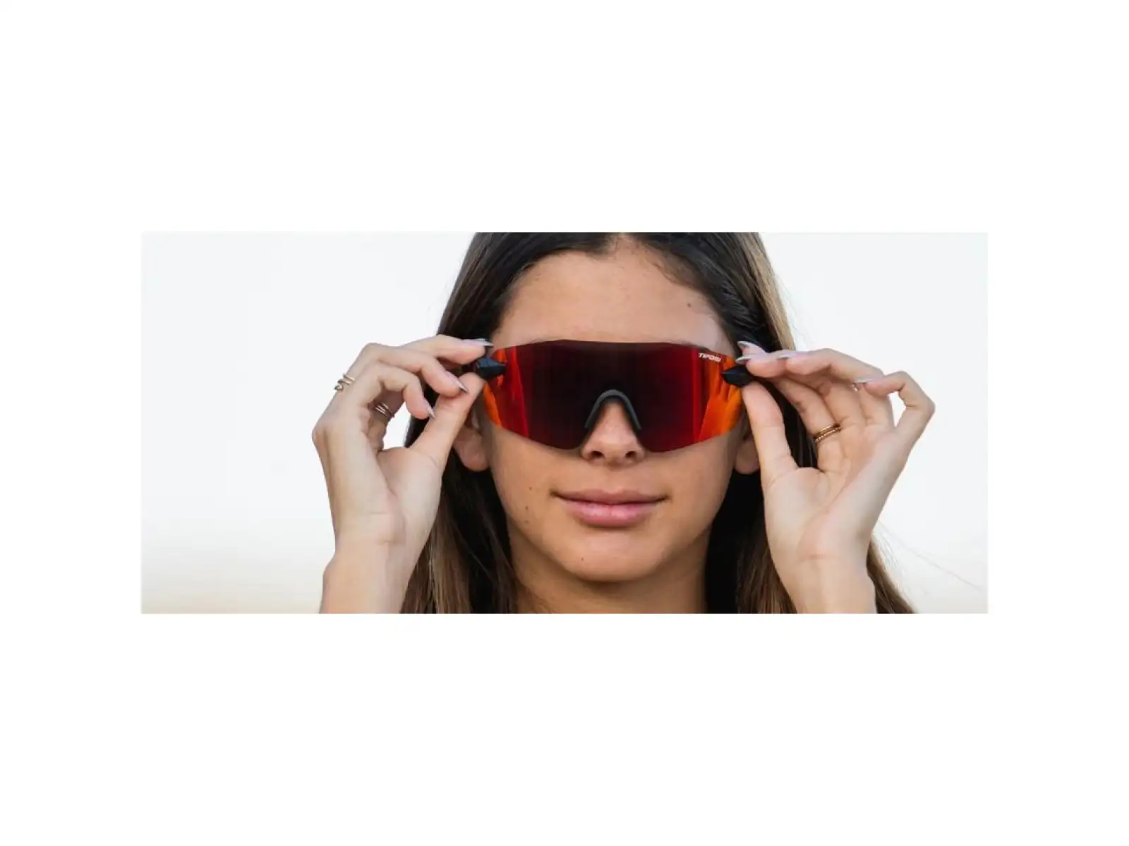Tifosi Vogel SL športové okuliare Matte Black/Smoke Red