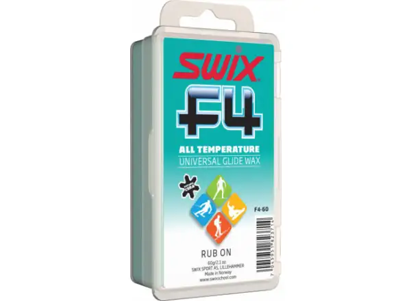 Swix F4-60 univerzálny protišmykový vosk tuhý 60 g