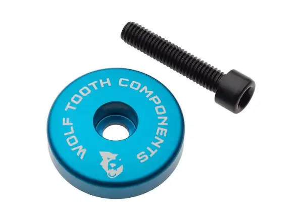 Wolf Tooth Ultralight kryt hlavového zloženia + 5 mm podložka modrá