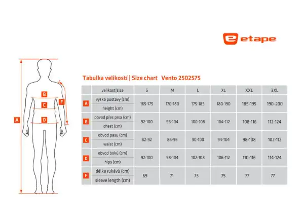 Etape Vento pánska pláštenka šedá transparent