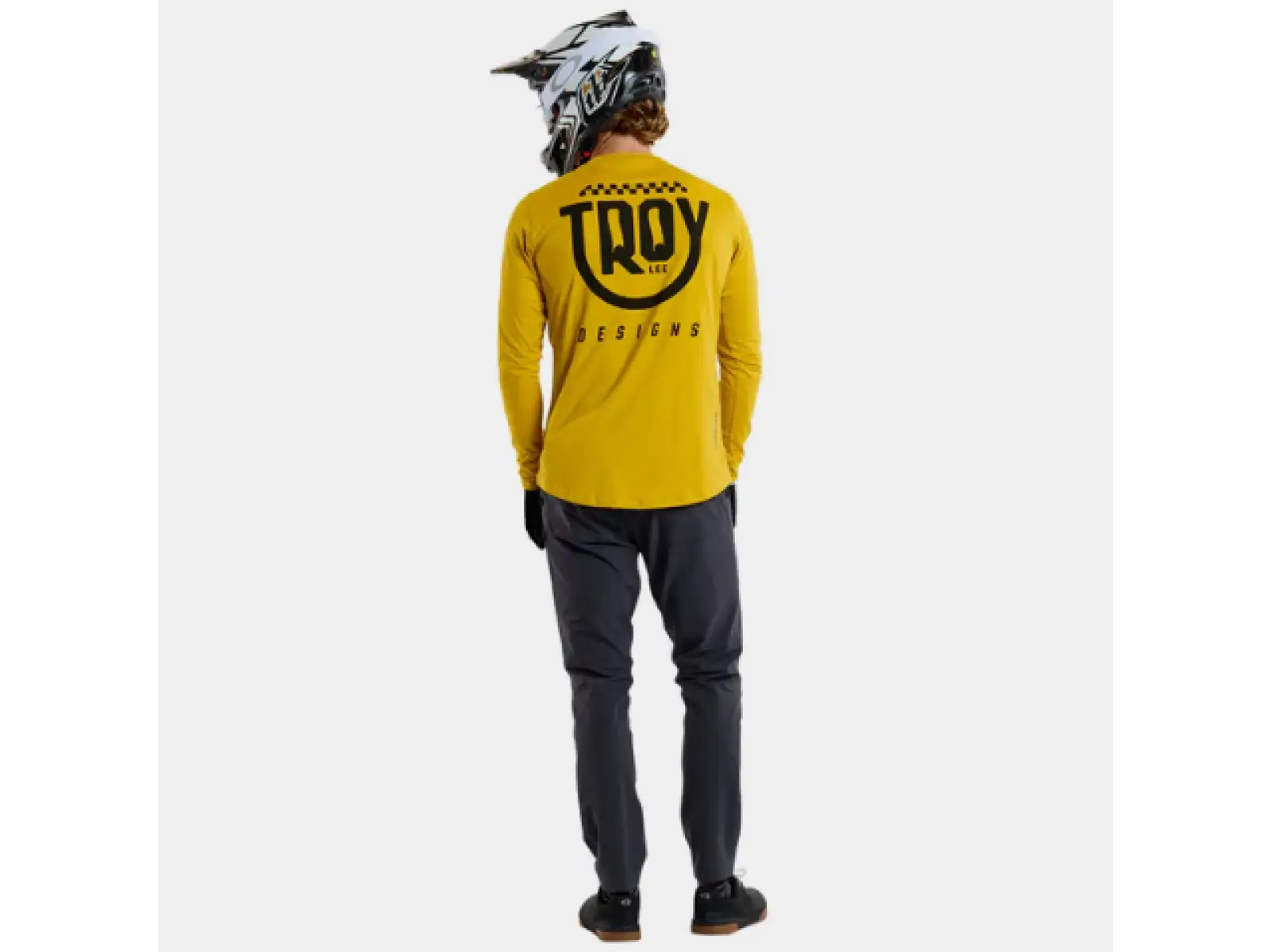 Troy Lee Designs Ruckus Ride Tee pánsky dres dlhý rukáv Eyez Safron