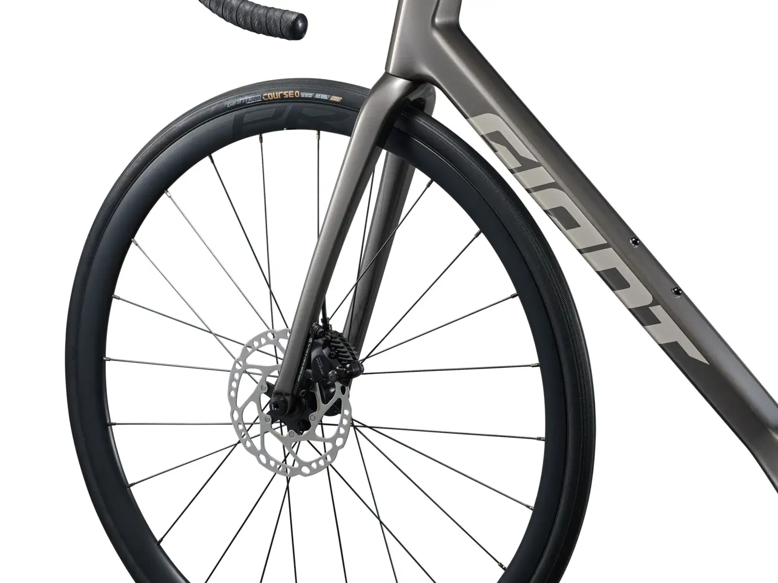 Giant TCR Advanced 2 KOM cestný bicykel Stealth Chrome