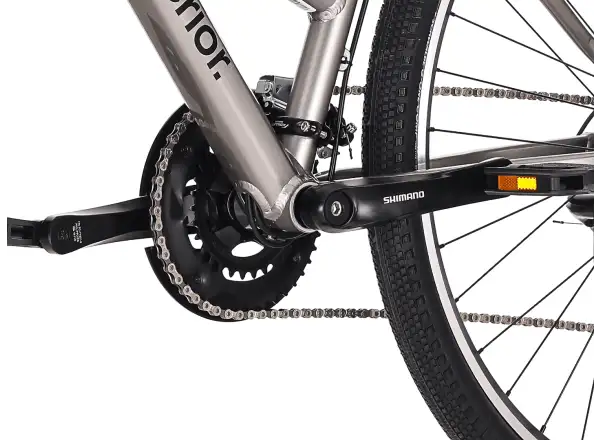 Superior Blox 6.0 MS trekingový bicykel Gloss Dark Chrome