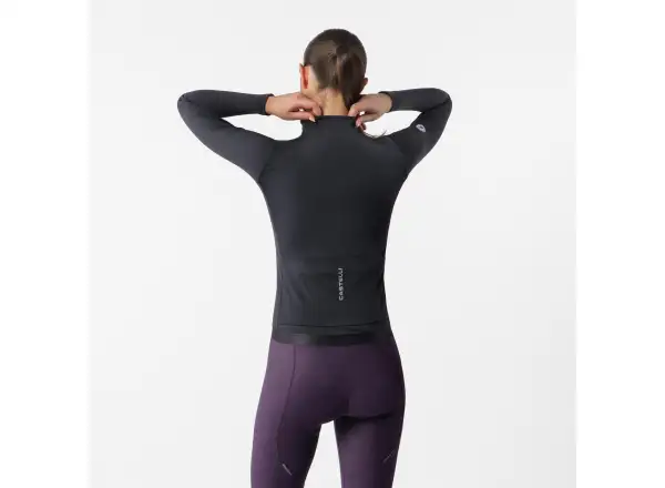 Castelli Espresso Thermal 2 dámsky dres dlhý rukáv Black/White